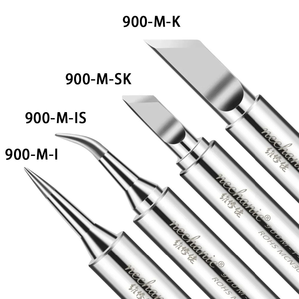 MECHANIC 900M-T Series T-I/IS/SK/K Anti-Static/Lead-Free Electric Soldering Iron Tip soldering BGA Solder Repair Station Tool