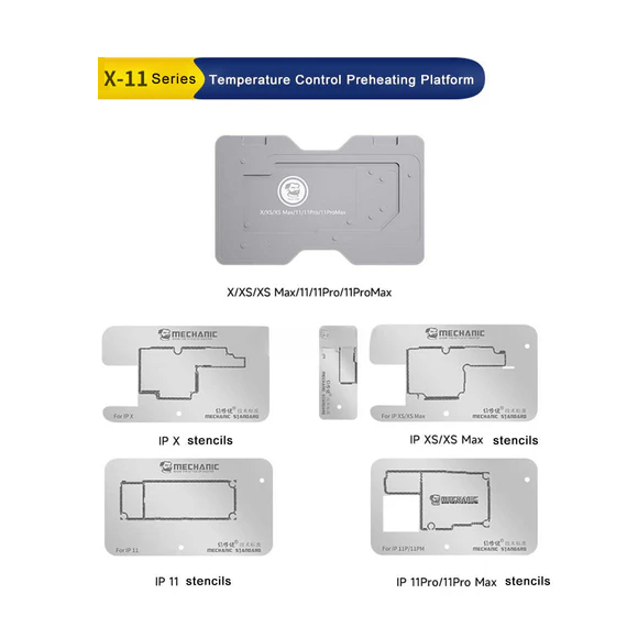 MECHANIC HEAT AIR Intelligent Preheating Platform For iPhone X-16 PRO MAX Motherboard Layered Chip BGA Stencil/Dot Matrix Repair