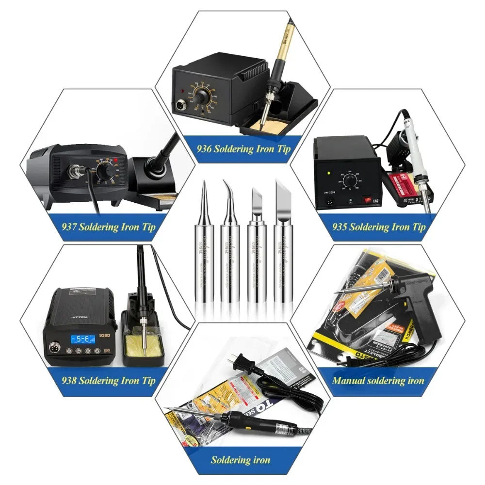 MECHANIC 900M-T Series T-I/IS/SK/K Anti-Static/Lead-Free Electric Soldering Iron Tip soldering BGA Solder Repair Station Tool