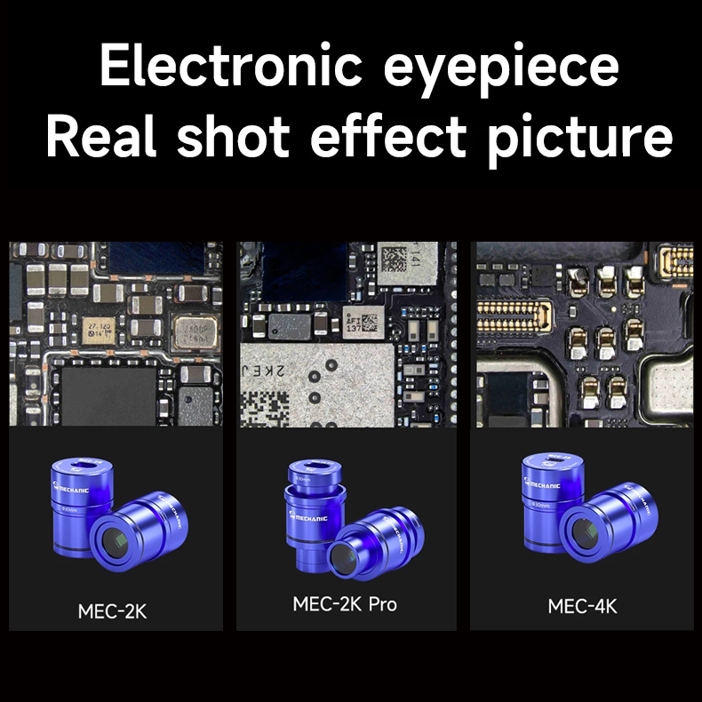 Mechatronics MEC 2K/2K Pro/4K Electronic Eyepiece Camera For Bio-Stereo Microscopes Maintenance Tool For Mobile PCBs