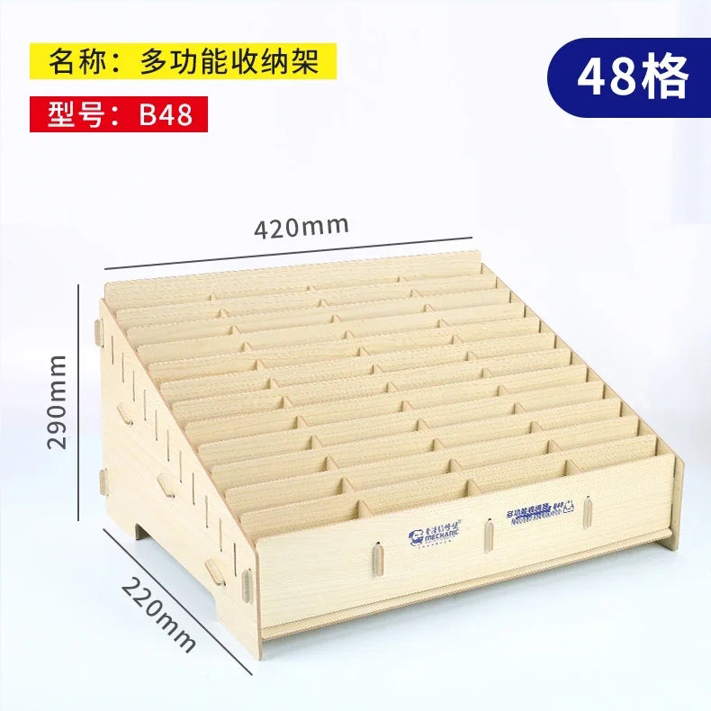 MECHANIC B12 B24 B48 Multifunctional Storage Box Mobile Phone Repair Desktop Storage Rack Screwdriver Insert Box Tool Parts Box