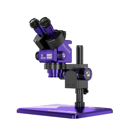 Mechanic 6560T-B11 6.5-60X Magnification Stereo Trinocular Microscope with Adjustable Eyepiece for Motherboard Soldering Repair
