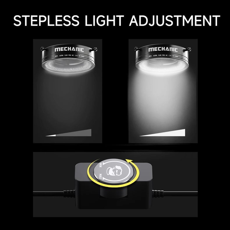 MECHANIC LS720+SE LS360 Microscope Ring Light Polarized Ring Lamp Eliminates Reflection for Soldering Repair Stereo Microscopes