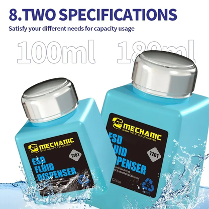 Mechanic Sprayproof Alcohol Bottle TP01 TZ01 Corrosion Protection for Repair and Cleaning of Precision Electronic Equipment