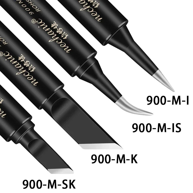 MECHANIC 900M-T Series T-I/IS/SK/K Anti-Static/Lead-Free Electric Soldering Iron Tip soldering BGA Solder Repair Station Tool
