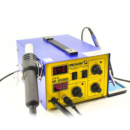 MECHANIC HK-8506D smd hot air rework station Digital Display Welding Station With Soldering Iron hot air gun For Phone Repair