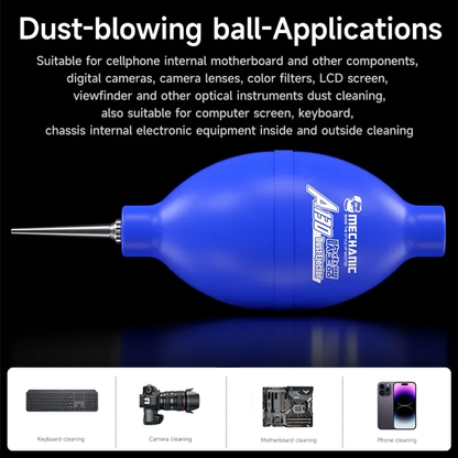 Mechanic B110 A120 A130 Silicone Duster Blower Dust Ejector Silicone Air Blow Ball Dust Blower Phone PCB PC Keyboard Clean