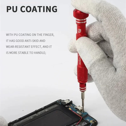 MECHANIC AS02 Anti-static Carbon Fiber Gloves PU Coating Layer Mobile Phone Electronic Parts Repair Protective Gloves