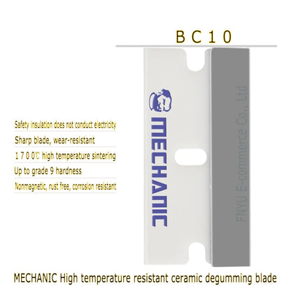 MECHANIC BC10 Mobile Phone Repair LCD Screen Degumming blade Ceramics Nonmagnetic High hardness Remove Glue Knife