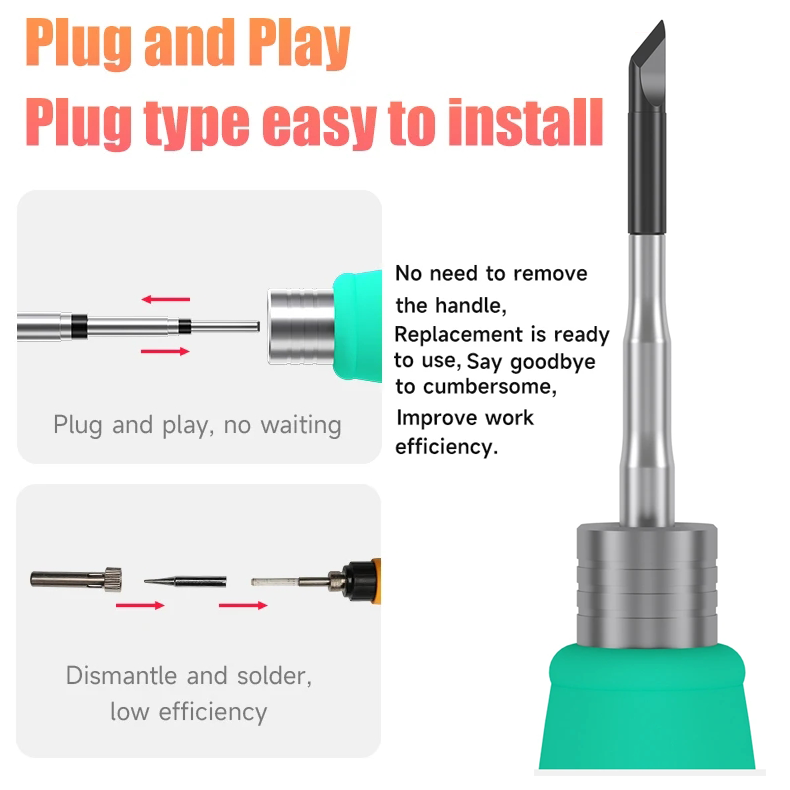MECHANIC C210-TI/TS/SK Precision Soldering Tip for T210-A/NA T26/T26D Welding Handle Soldering Station Welding Repair Tip Tool
