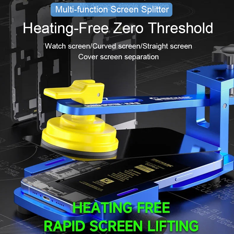 MECHANIC CP7 Mobile Phone LCD Screen Pry Opening Fixture No Heating Adjusted Freely Strong Sucktion Display Removal Repair Tool