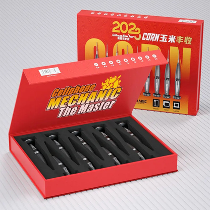 Mechanic CORN Screwdriver Kit Magnetic Screw Driver Bit Set For MacBook Phone Tablet Repair Opening Tools 9Pcs