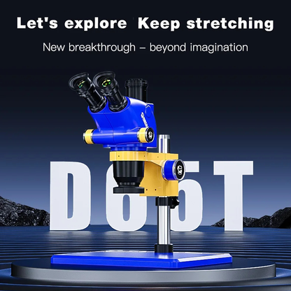 MECHANIC D65T Trinocular Stereo Microscope D65S Industrial Binocular Stereo Microscope 6.5X-65X Electronica Soldering Detection