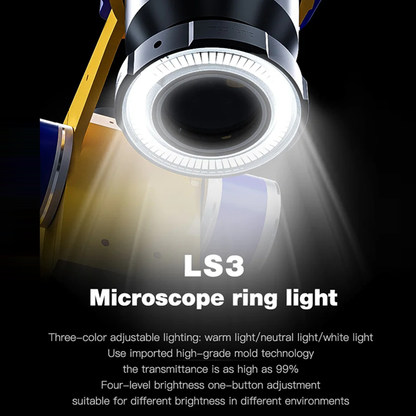 MECHANIC D65T Trinocular Stereo Microscope D65S Industrial Binocular Stereo Microscope 6.5X-65X Electronica Soldering Detection