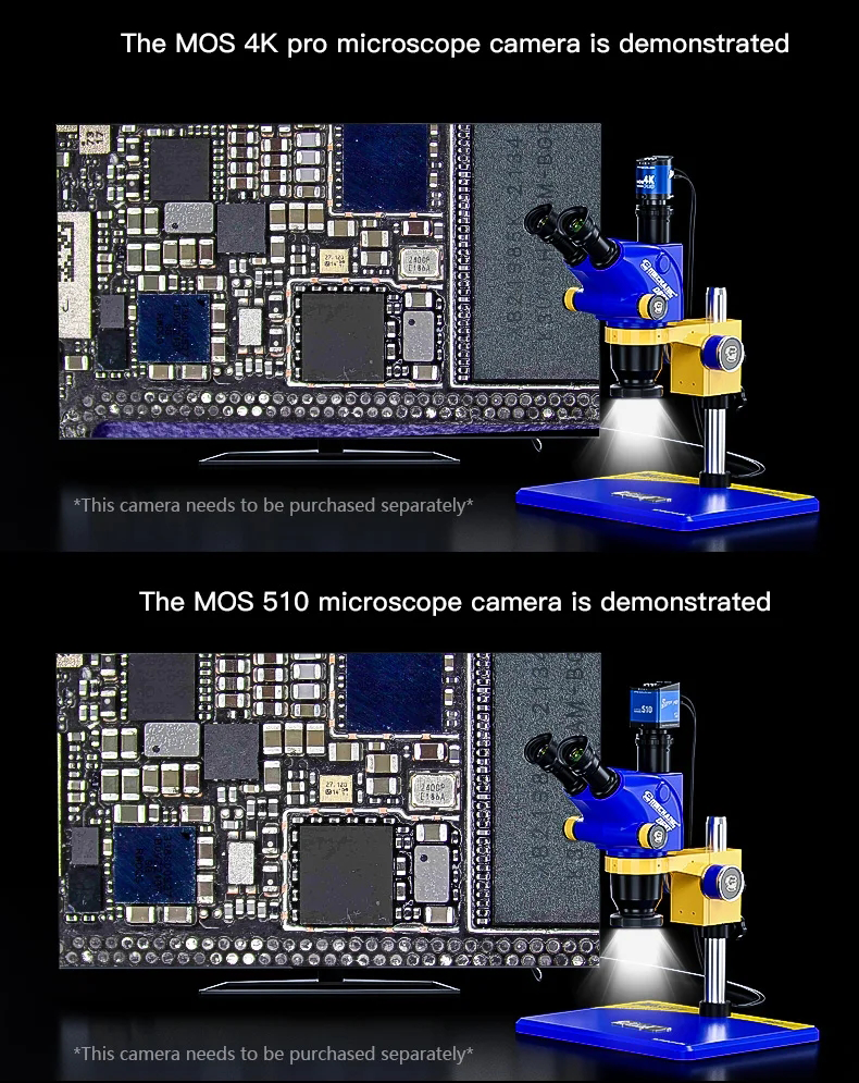 MECHANIC D65T Trinocular Stereo Microscope D65S Industrial Binocular Stereo Microscope 6.5X-65X Electronica Soldering Detection