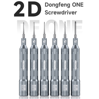 MECHANIC DF ONE 2D Precision Screwdriver Hardness Steel Disassembly Tools Kit For Mobile Phone computer Repair