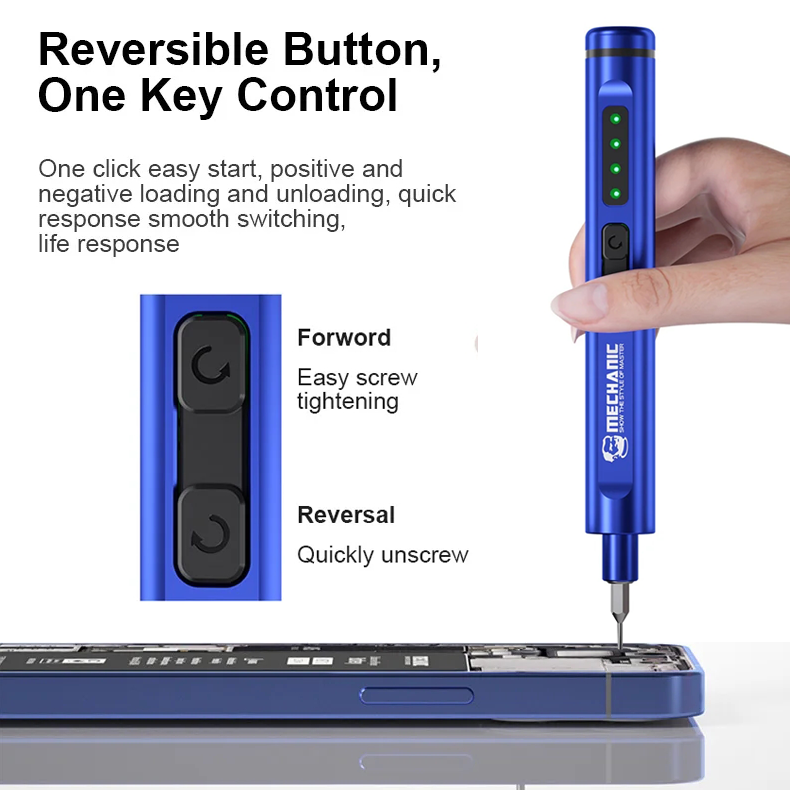 MECHANIC ES480 48in1 Multifunctional Electric Screwdriver Set for Mobile Phone Repair High Hardness Disassembly Screwdriver Tool