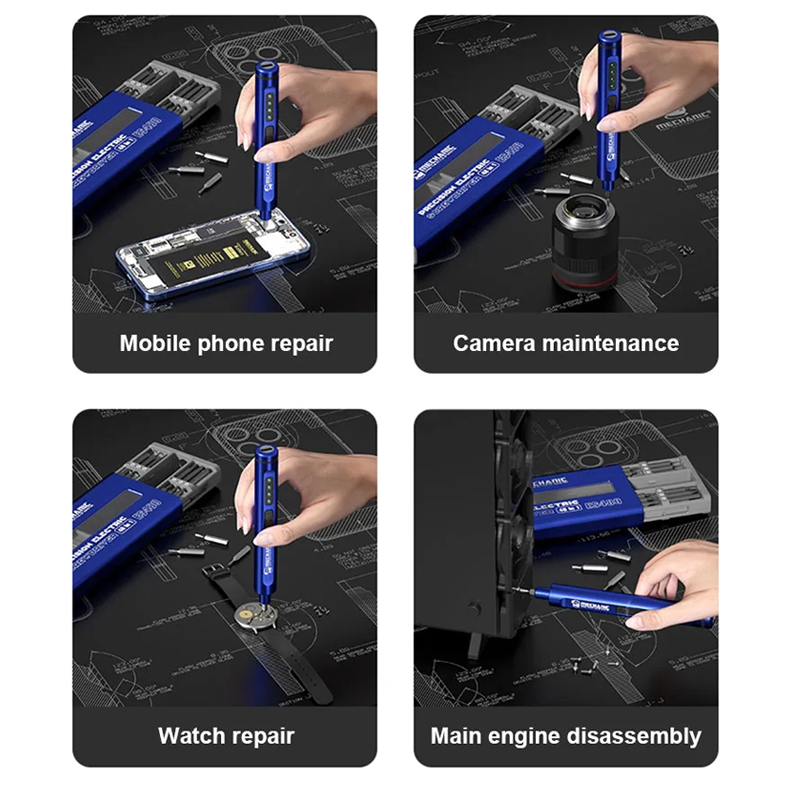 MECHANIC ES480 48in1 Multifunctional Electric Screwdriver Set for Mobile Phone Repair High Hardness Disassembly Screwdriver Tool