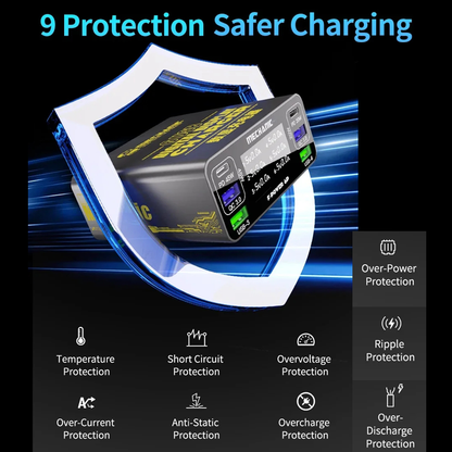 MECHANIC F-POWER 6 6S 6P Fast Charging Station Multi-Port Charger for IPhone HUAWEI XIAOMI SAMSUNG