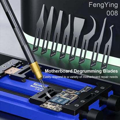 MECHANIC FengYing 008 Glue Removal Blade Set, Motherboard IC Degumming Blade Stainless Steel Knife, Hand Polished Blades
