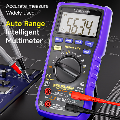 Mechanic Mini TD Five MX Digital Multimeter NCV Temp Measurement for Mobile Phone Repair High Precision Temperature Detection Multimeter