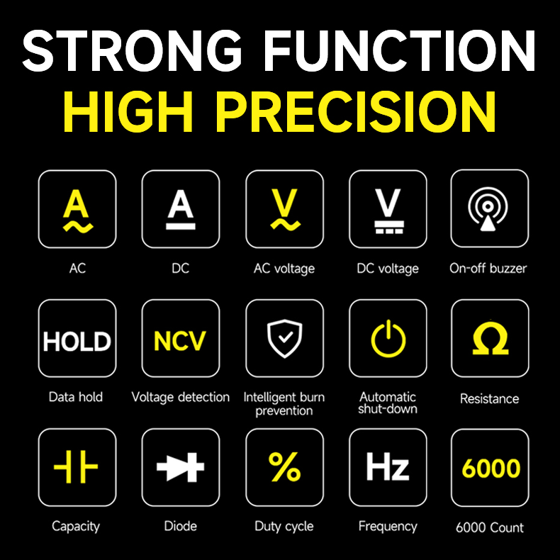 Mechanic Mini TD Five MX Digital Multimeter NCV Temp Measurement for Mobile Phone Repair High Precision Temperature Detection Multimeter