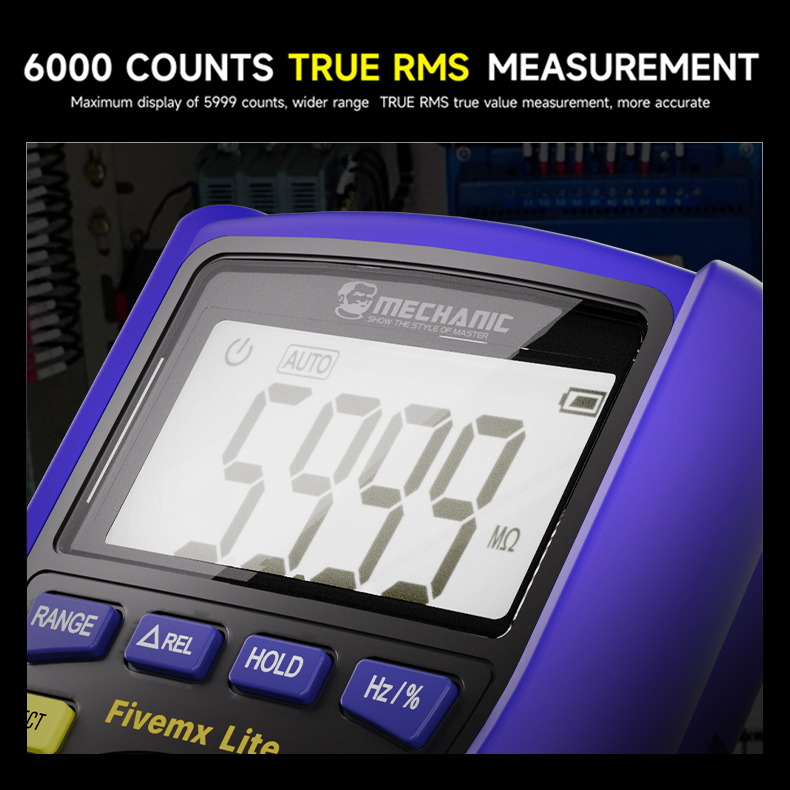 Mechanic Mini TD Five MX Digital Multimeter NCV Temp Measurement for Mobile Phone Repair High Precision Temperature Detection Multimeter