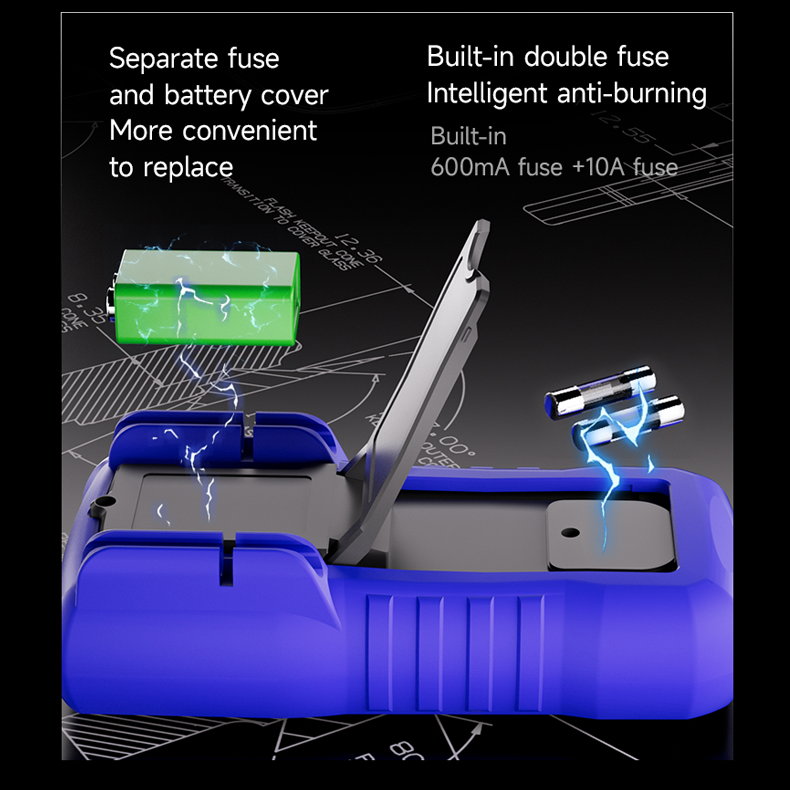Mechanic Mini TD Five MX Digital Multimeter NCV Temp Measurement for Mobile Phone Repair High Precision Temperature Detection Multimeter