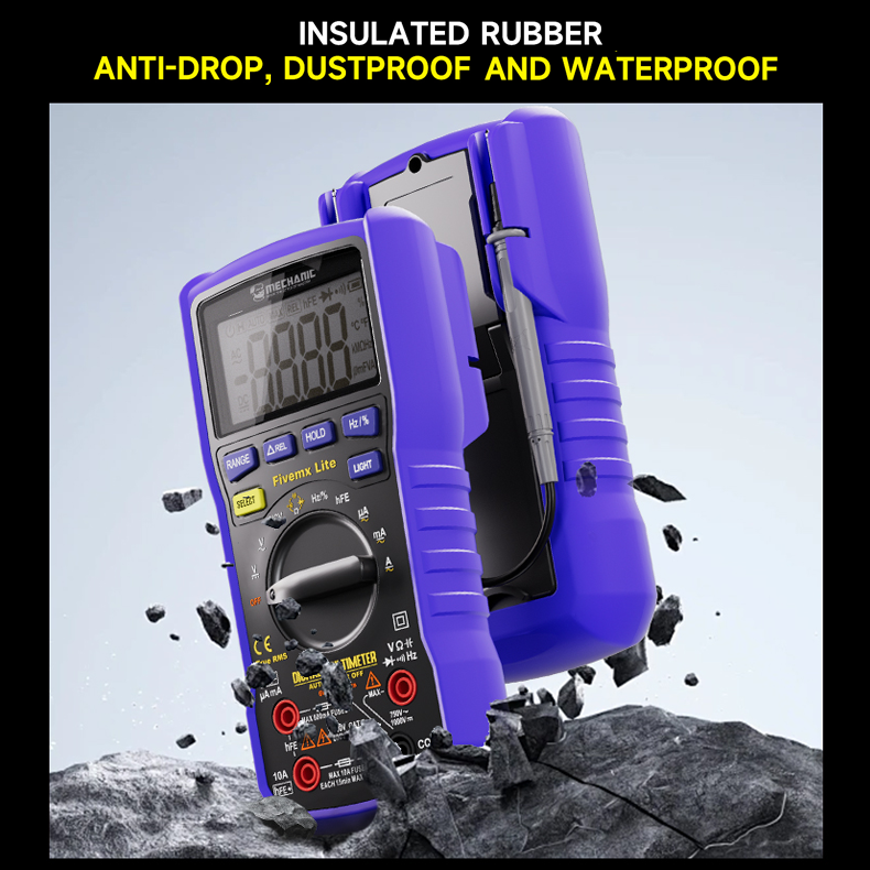 Mechanic Mini TD Five MX Digital Multimeter NCV Temp Measurement for Mobile Phone Repair High Precision Temperature Detection Multimeter