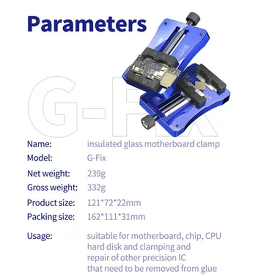 Mechanic G-Fix Insulated Glass Mobile Phone Motherboard Repair Fixture