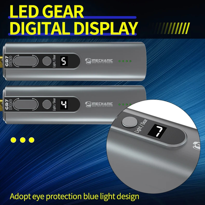 MECHANIC GR7 Pro Adhesive Tape Applicator 7 Speed Electric Detacher with 2000mAh Battery Built-in LED Light Split Design