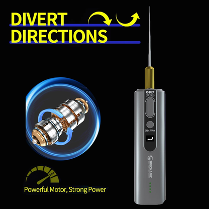 MECHANIC GR7 Pro Adhesive Tape Applicator 7 Speed Electric Detacher with 2000mAh Battery Built-in LED Light Split Design