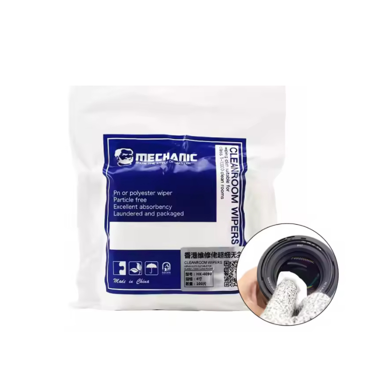 MECHANIC HK4090 Polyester Fibre Soft Anti-static Cleanroom Cloth for TV Phone PC LED Screen Camera Lens Dust Dirt Removal Cleaner Cloth