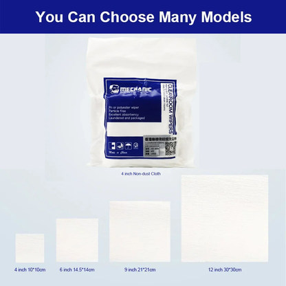 MECHANIC HK4090 Polyester Fibre Soft Anti-static Cleanroom Cloth for TV Phone PC LED Screen Camera Lens Dust Dirt Removal Cleaner Cloth