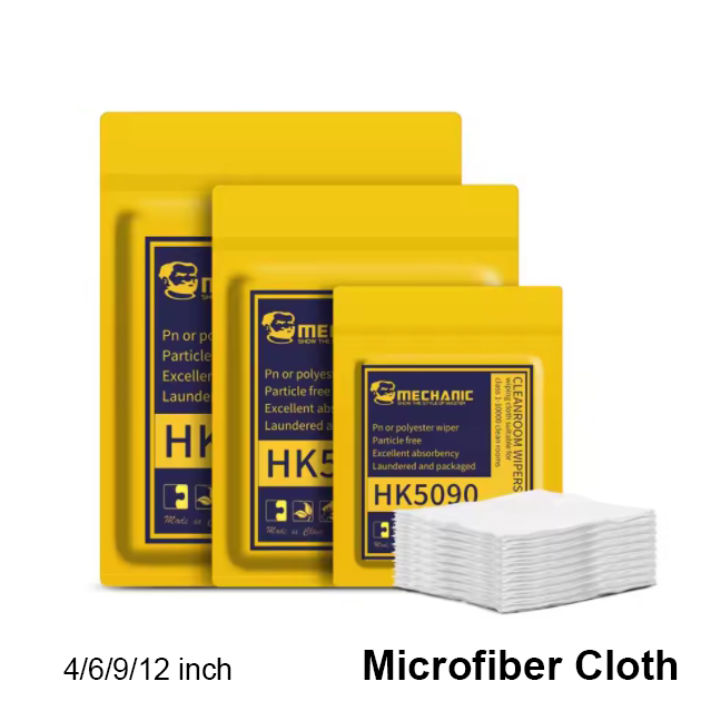 MECHANIC HK5090 Super Soft Cleanroom wiper cleaning Non Dust Cloth Dust Free Paper Clean LCD Repair cloth For Phone Pad Tablet