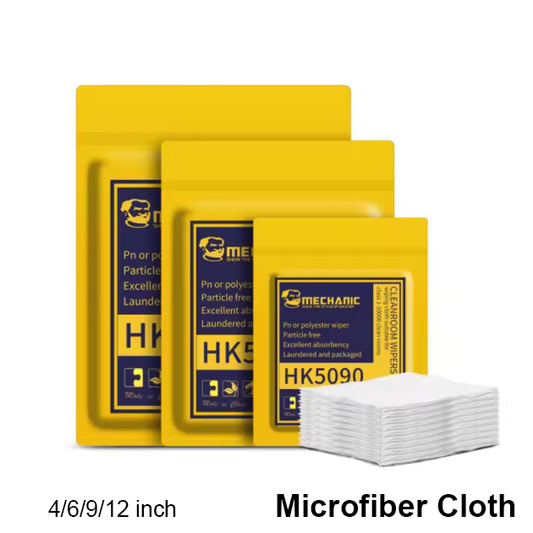 MECHANIC HK5090 Super Soft Cleanroom wiper cleaning Non Dust Cloth Dust Free Paper Clean LCD Repair cloth For Phone Pad Tablet