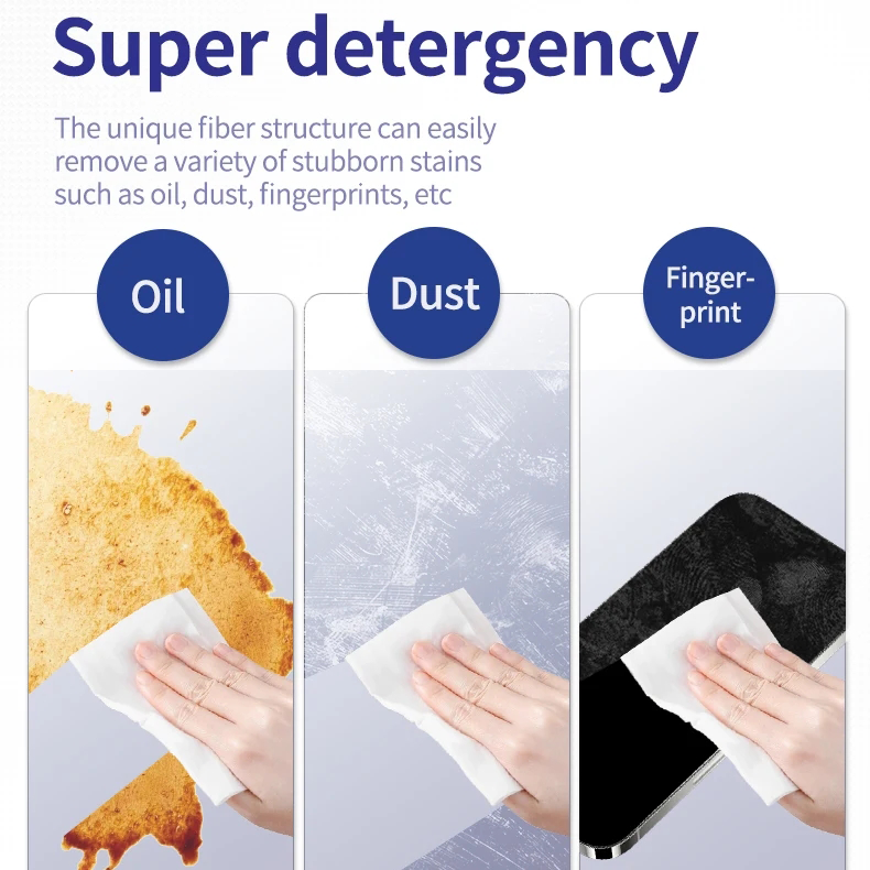 Mechanic HK1009 HK7090 Dust-free Cloth Anti-static Cleaning Cloth Camera Lens LCD Screen Dust Removal Tool