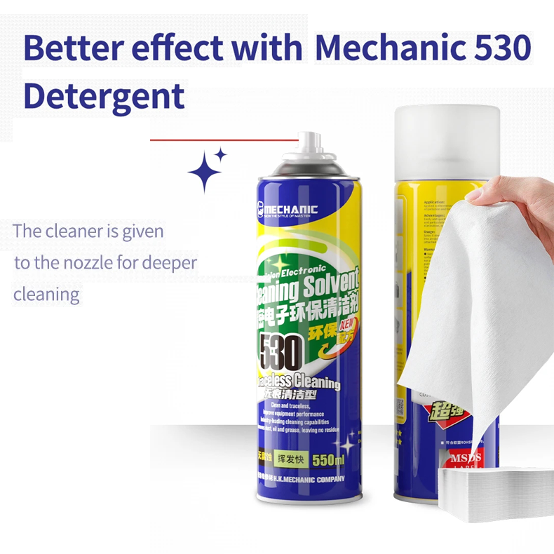 Mechanic HK1009 HK7090 Dust-free Cloth Anti-static Cleaning Cloth Camera Lens LCD Screen Dust Removal Tool