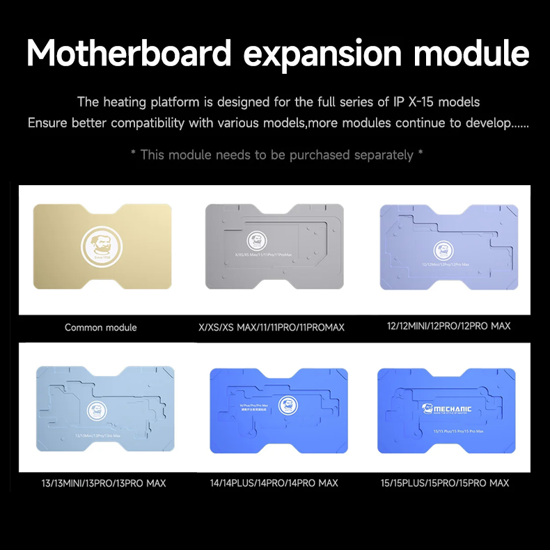 MECHANIC HEAT AIR Intelligent Preheating Platform For iPhone X-16 PRO MAX Motherboard Layered Chip BGA Stencil/Dot Matrix Repair