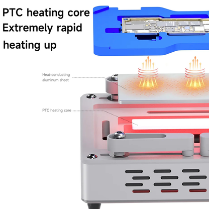 MECHANIC HEAT AIR Intelligent Preheating Platform For iPhone X-16 PRO MAX Motherboard Layered Chip BGA Stencil/Dot Matrix Repair
