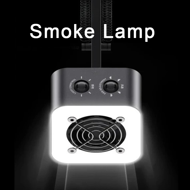 MECHANIC K9450 with Bracket Lighting Fan Smoke Sucking Adjustable Fast Cooling Tool for Mobile Phone Repair Lighting Lamp