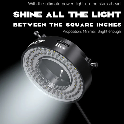 Mechanic LED L64 L72 L144 High Definition Industrial Microscope Ring Lamp Adjustable Ring-shaped Light Source USB Interface