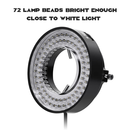 Mechanic LED L64 L72 L144 High Definition Industrial Microscope Ring Lamp Adjustable Ring-shaped Light Source USB Interface