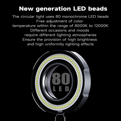 MECHANIC LS3 Microscope Ring Lamp 7W LED Light Source Tricolor Multi Level Ultra Brightness Adjustment Eye Protection Work lamps