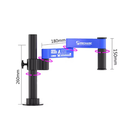 MECHANIC M3 360° Microscope Adjustable Swing Arm Extended Rotation for Microscope Maintenance Holding Swing Bracket Tool