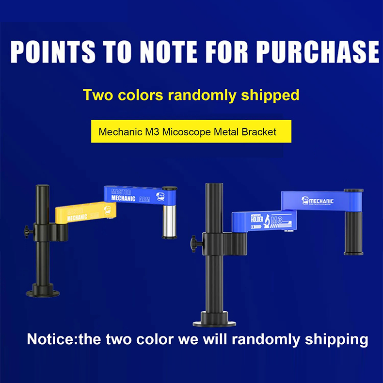MECHANIC M3 360° Microscope Adjustable Swing Arm Extended Rotation for Microscope Maintenance Holding Swing Bracket Tool