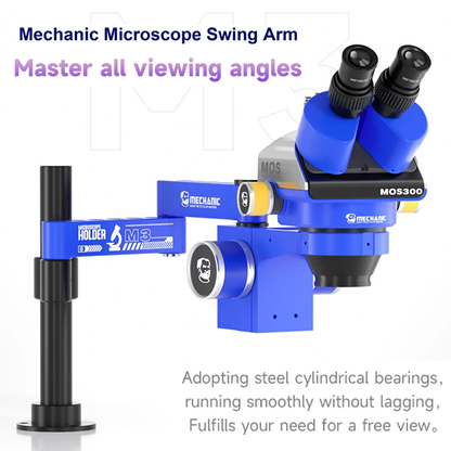 MECHANIC M3 360° Microscope Adjustable Swing Arm Extended Rotation for Microscope Maintenance Holding Swing Bracket Tool