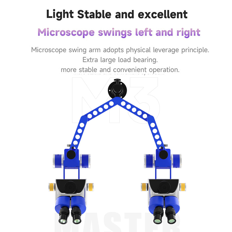 MECHANIC M3 360° Microscope Adjustable Swing Arm Extended Rotation for Microscope Maintenance Holding Swing Bracket Tool