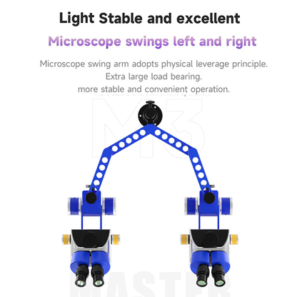 MECHANIC M3 360° Microscope Adjustable Swing Arm Extended Rotation for Microscope Maintenance Holding Swing Bracket Tool