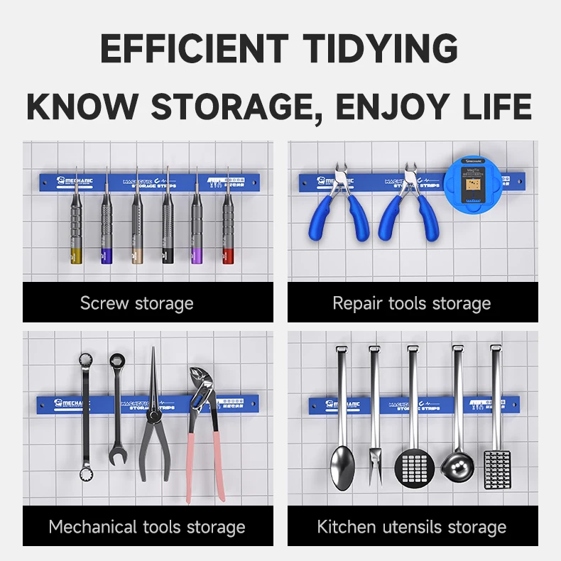 MECHANIC MAG25 Magnetic Absorption Bar Super Absorption Screwdriver Mobile Phone Repair Fixtures and Other Metal Storage Tools